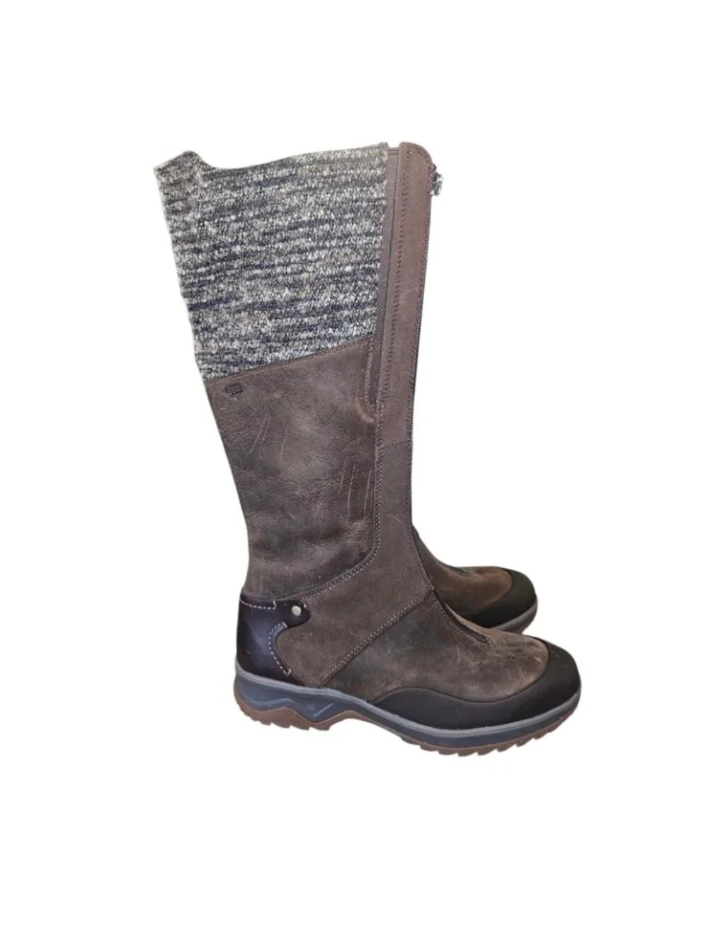 Merrell Tall Boots Sz 8 Eventyr Cuff Womens Brown Full Zip Active Heat Warm